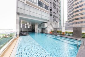 Cove Lumiere 1 bedroom apartment swimming pool