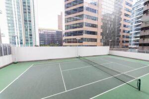 Cove Lumiere 1 bedroom apartment tennis court